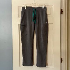 FIGS High Waisted Yola Skinny Scrub Pants Graphite Gray Women’s Size S Uniform